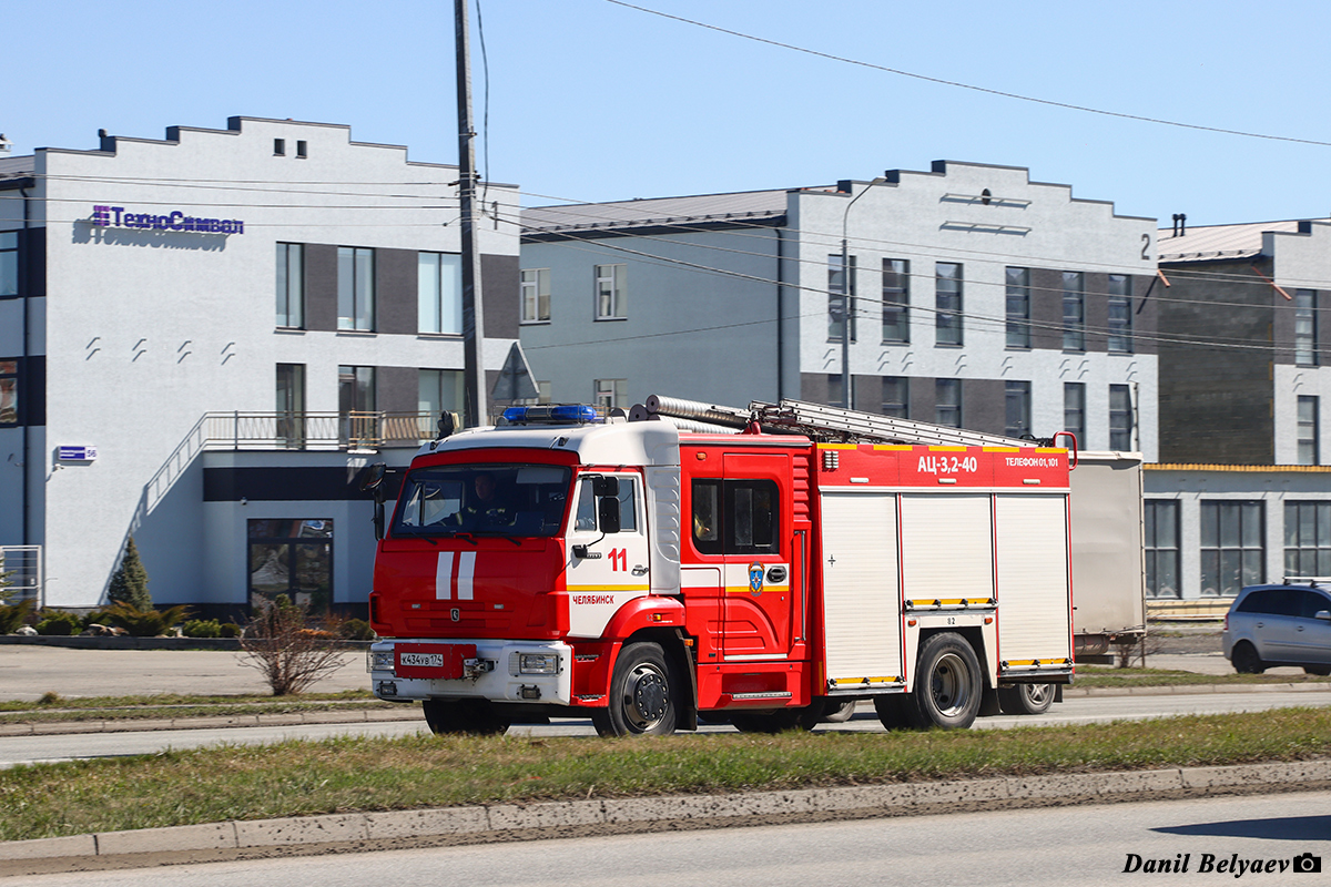 Челябинская область, № К 434 УВ 174 — КамАЗ-43253-G5(69)