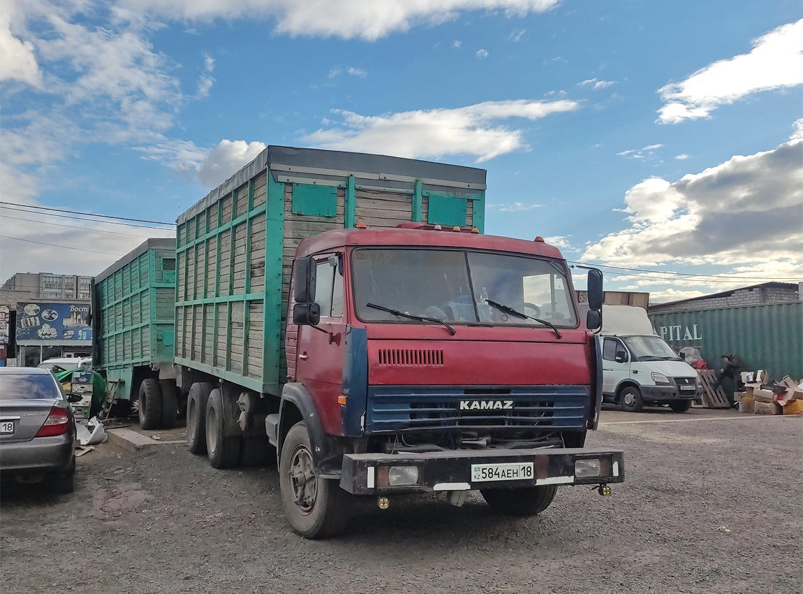 Абайская область, № 584 AEH 18 — КамАЗ-5320