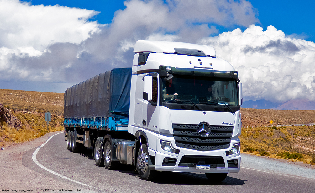 Аргентина, № AF 741 GZ — Mercedes-Benz Actros ('2018)