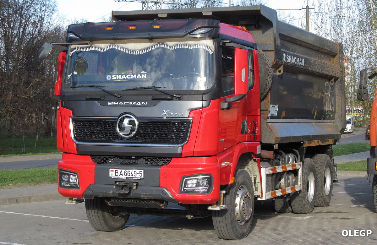 Минская область, № ВА 6649-5 — Shaanxi Shacman X3000 SX3258