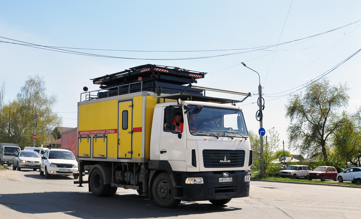 Омская область, № Х 817 ТС 55 — МАЗ-4381N2