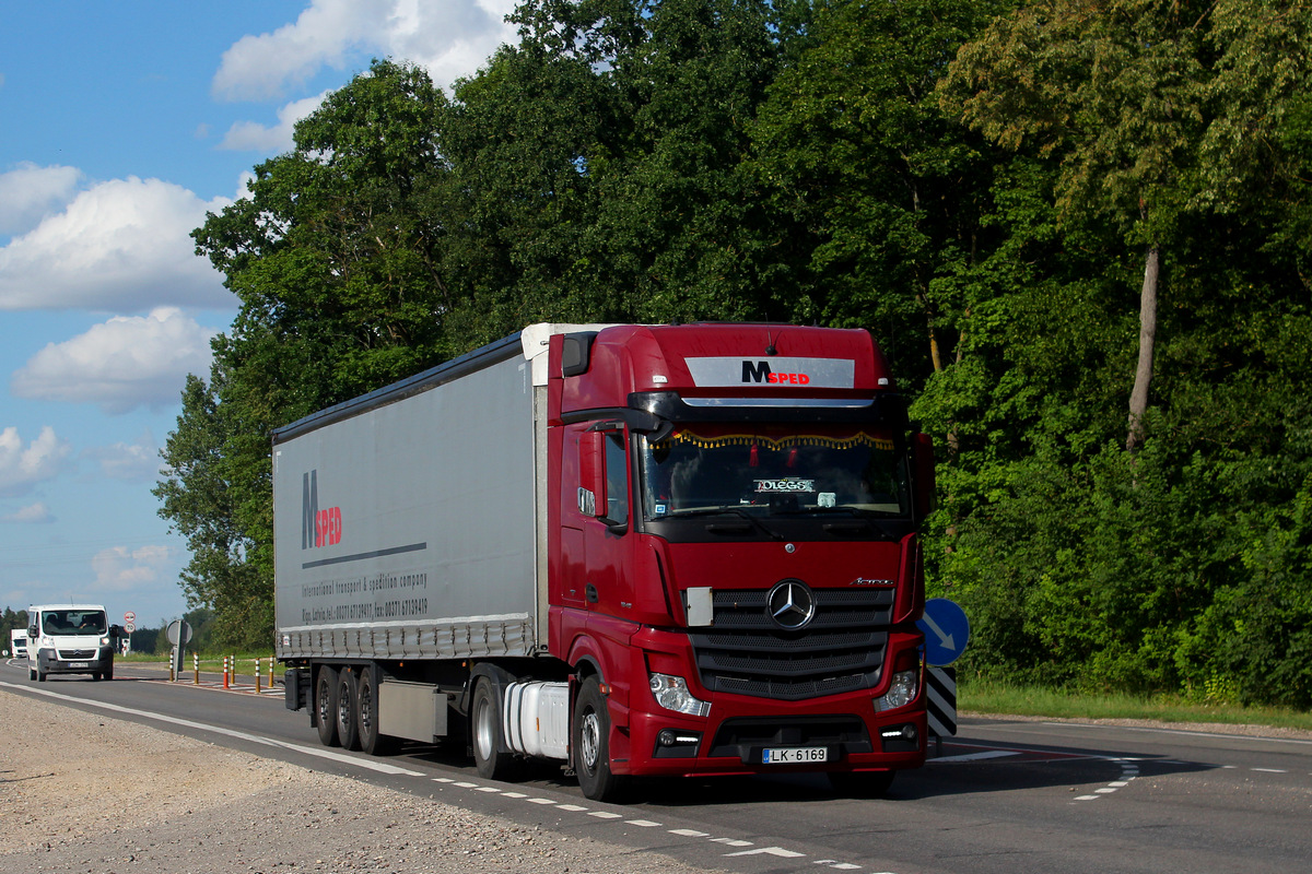 Латвия, № LK-6169 — Mercedes-Benz Actros ('2011) 1845