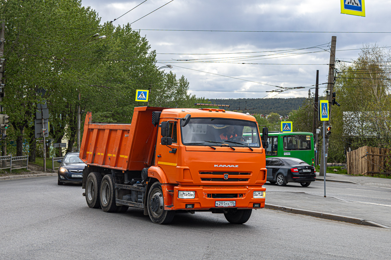 Свердловская область, № К 291 УХ 196 — КамАЗ-65115-50