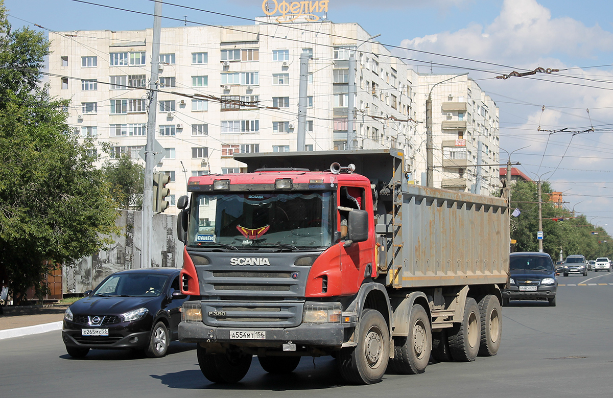 Оренбургская область, № А 554 МТ 156 — Scania ('2004) P380