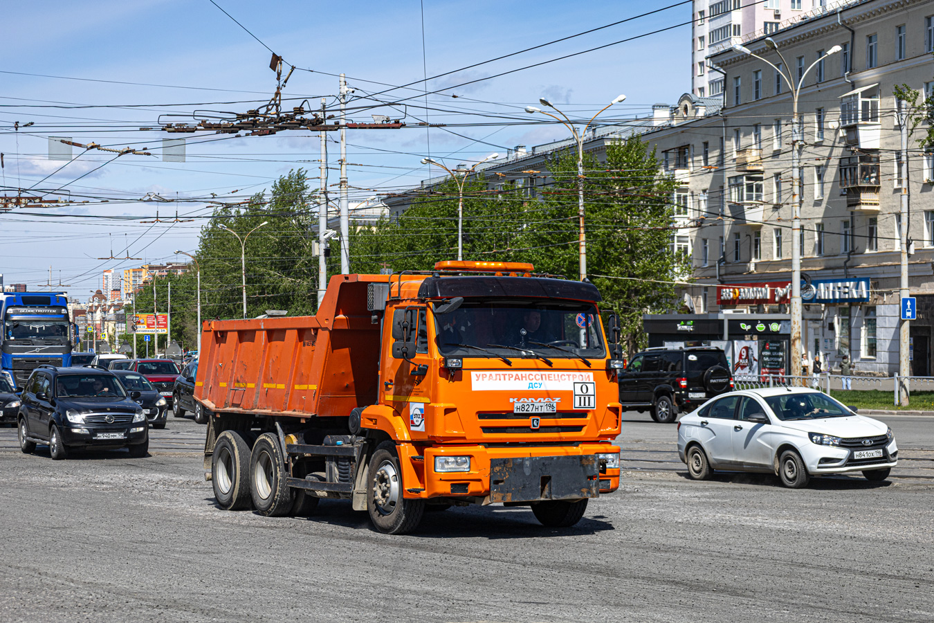 Свердловская область, № Н 827 НТ 196 — КамАЗ-65115-50