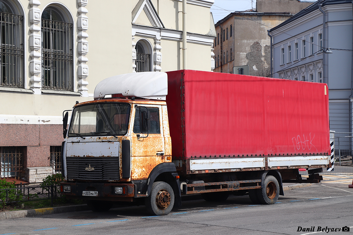 Санкт-Петербург, № У 003 МА 98 — МАЗ-437043