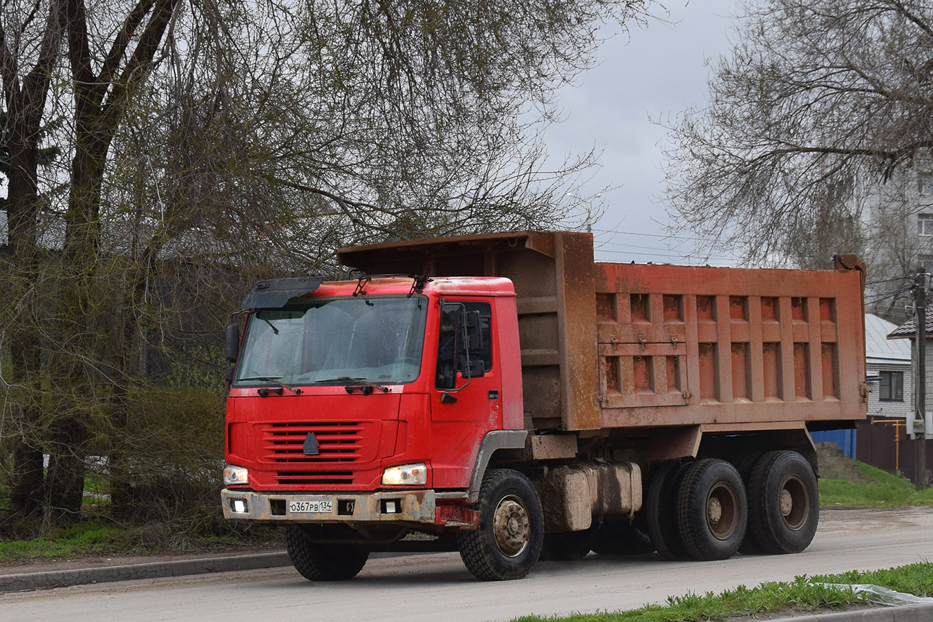 Волгоградская область, № О 367 РВ 134 — Howo HW ZZ3257
