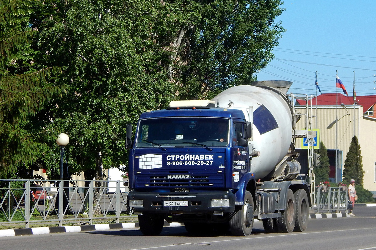 Белгородская область, № Х 341 АВ 31 — КамАЗ-65115-62