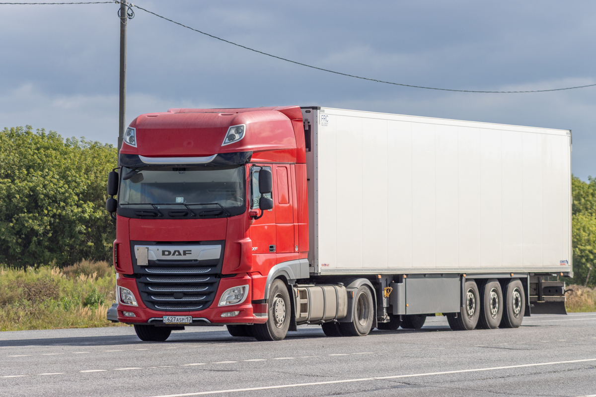 Шымкент, № 627 ASP 17 — DAF XF Euro6 FT