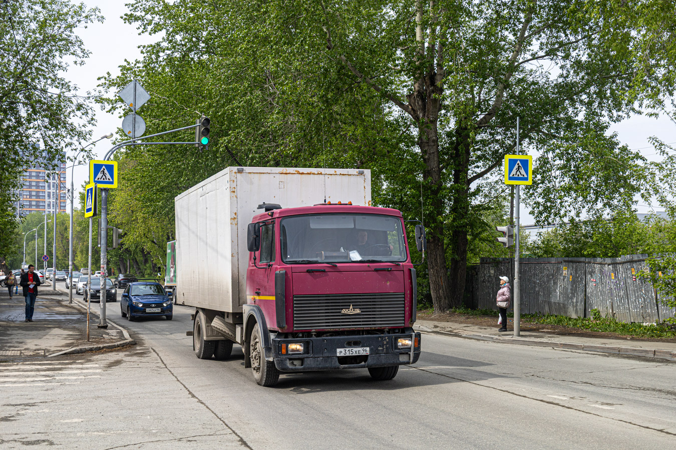 Свердловская область, № Р 315 ХЕ 96 — МАЗ-53366