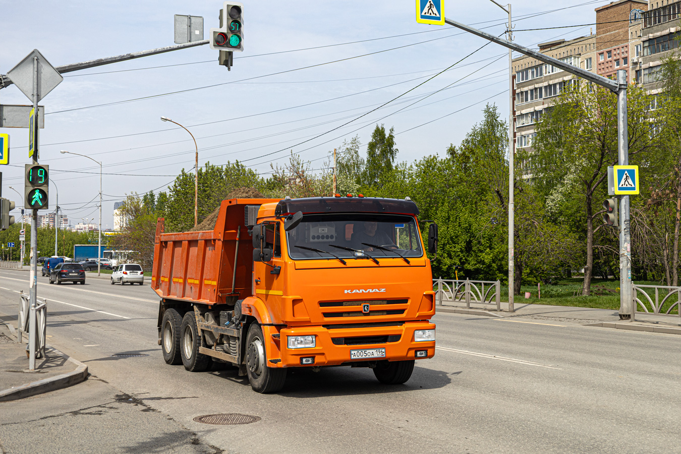 Свердловская область, № А 005 ОА 196 — КамАЗ-65115 (общая модель)
