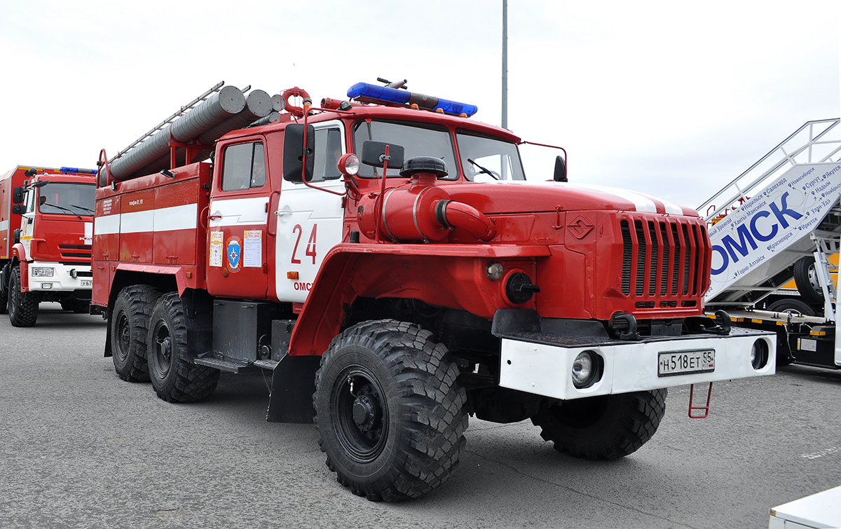 Омская область, № Н 518 ЕТ 55 — Урал-5557-40