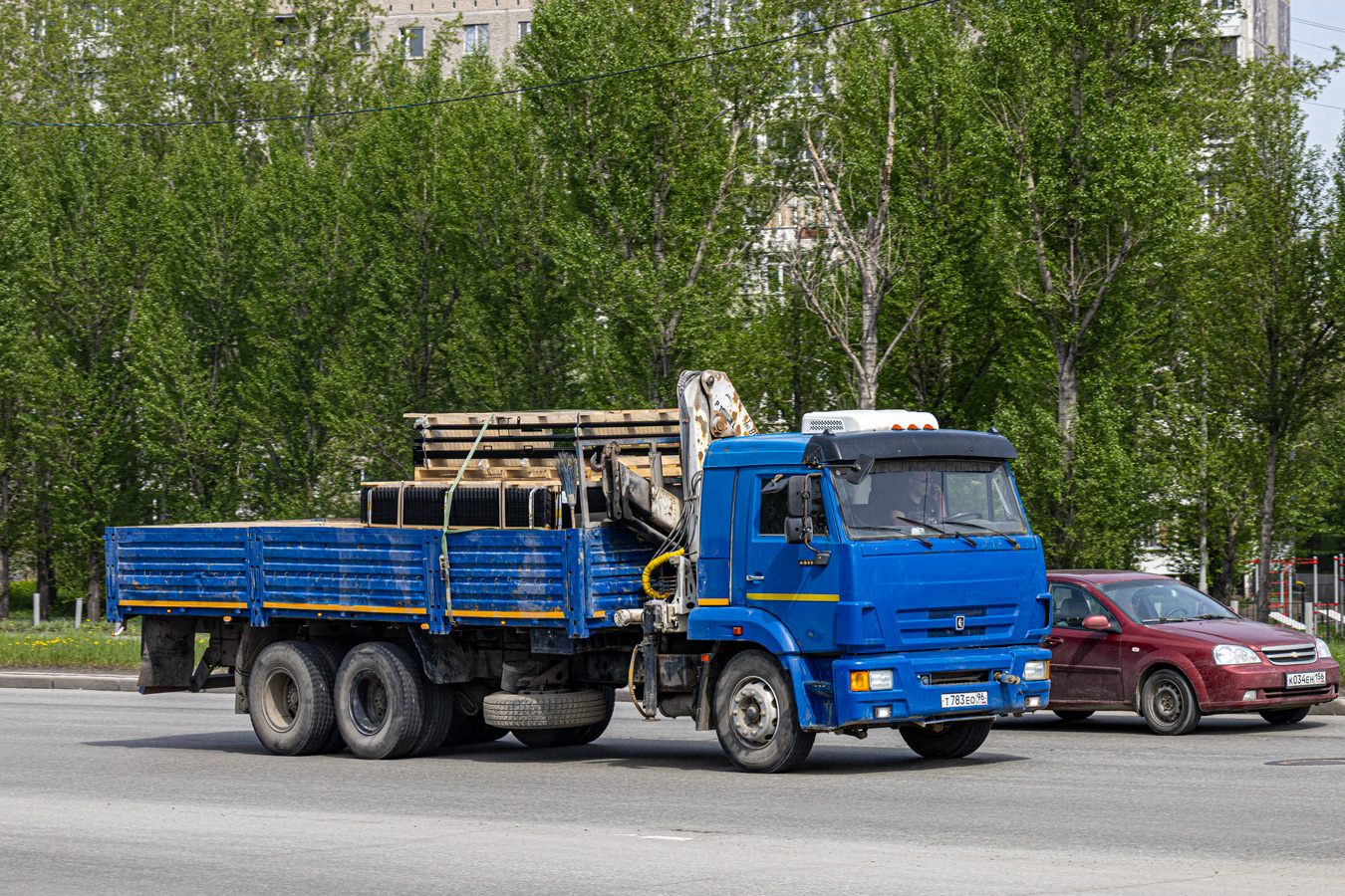 Свердловская область, № Т 783 ЕО 96 — КамАЗ-65117-62