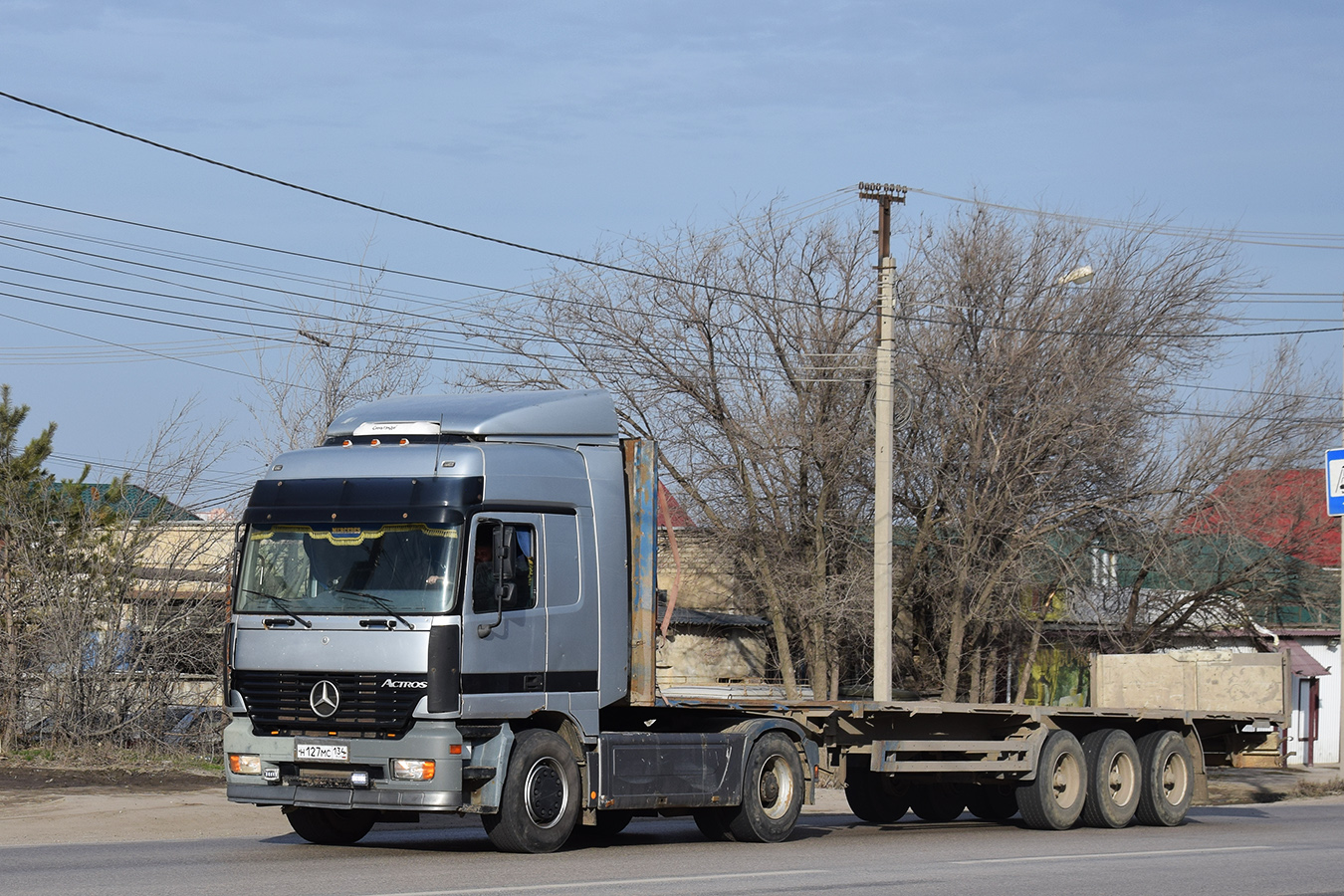 Волгоградская область, № Н 127 МС 134 — Mercedes-Benz Actros ('1997) 1840