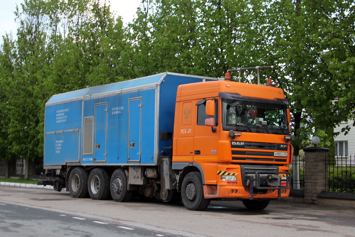 Псковская область, № М 980 СУ 60 — DAF XF105 FAK