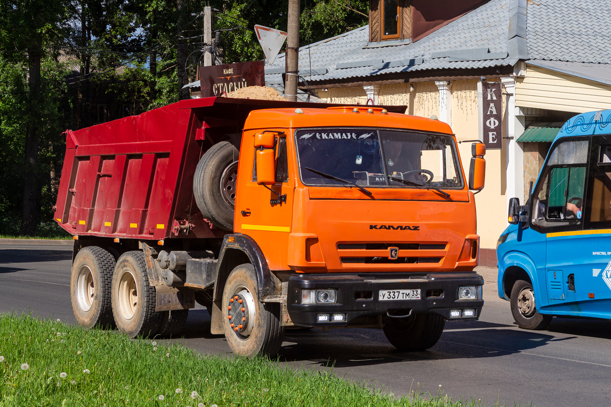 Владимирская область, № У 337 ТМ 33 — КамАЗ-65115-02 [65115C]