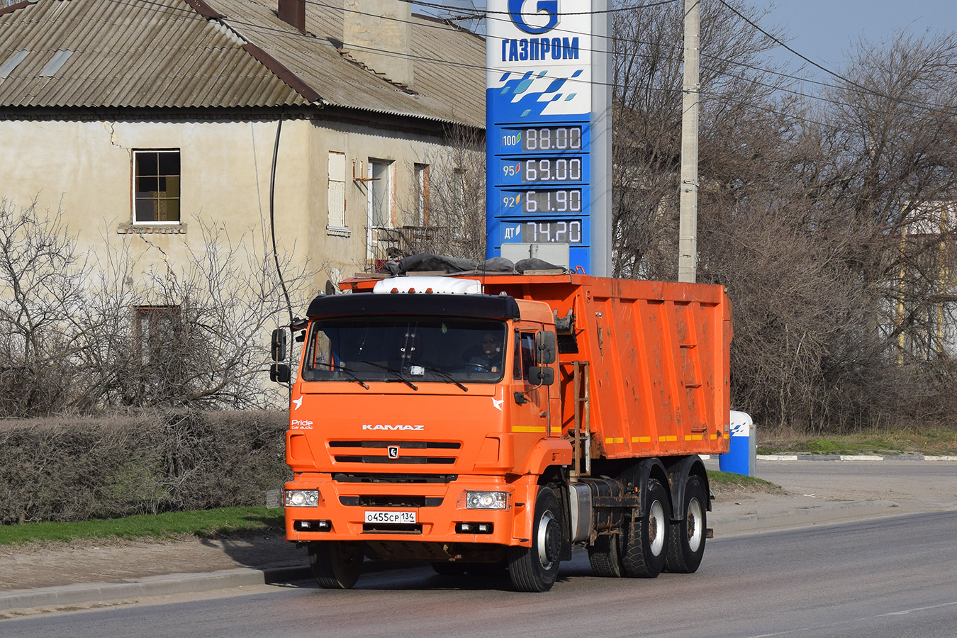 Волгоградская область, № О 455 СР 134 — КамАЗ-6520-53