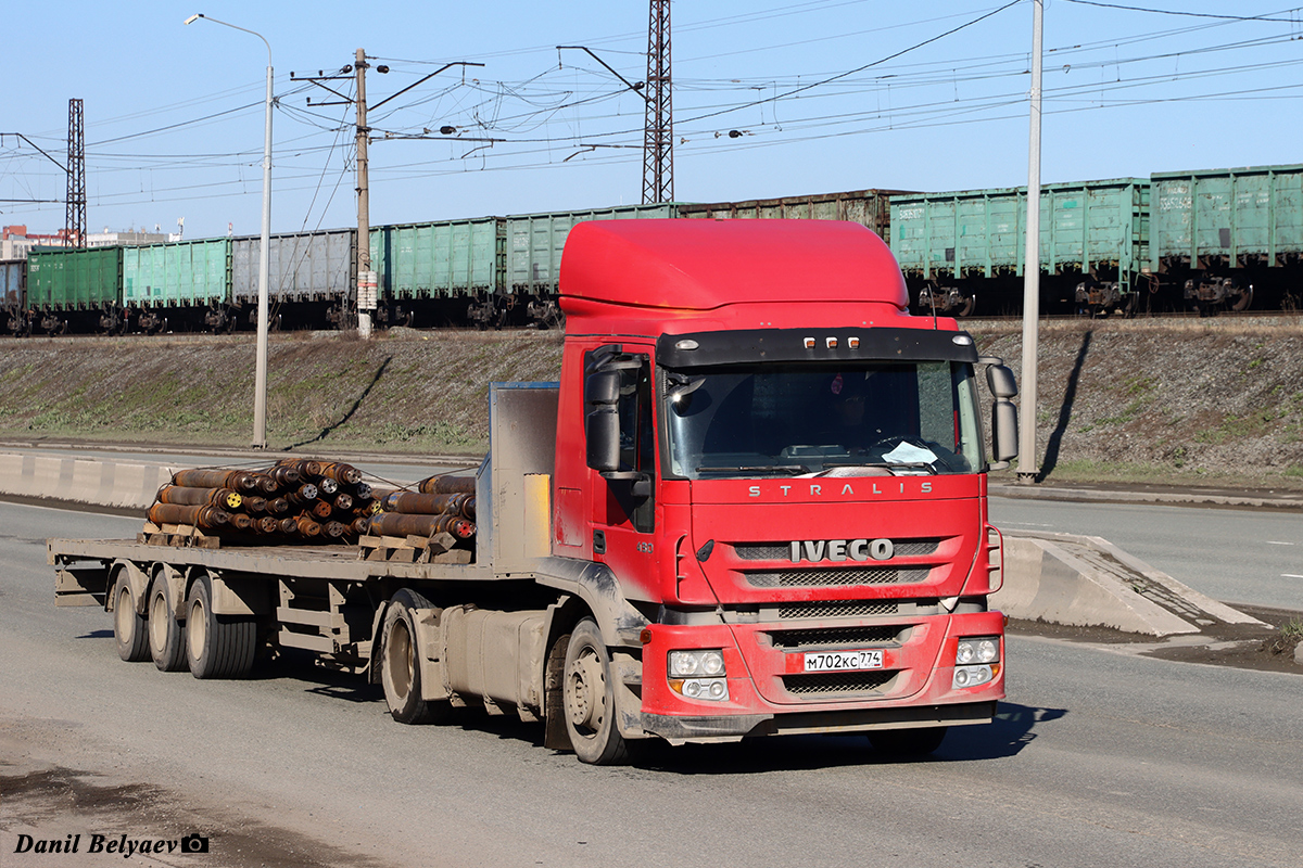 Челябинская область, № М 702 КС 774 — IVECO Stralis ('2007) 430