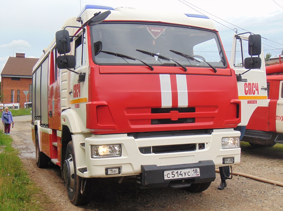 Удмуртия, № С 514 УС 18 — КамАЗ-43265-5H(56)