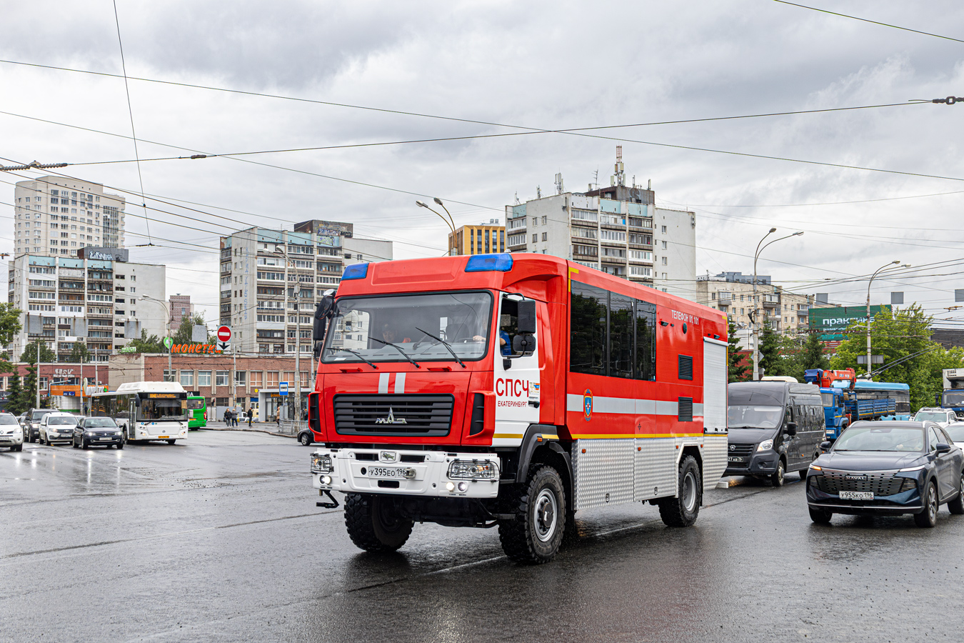 Свердловская область, № У 395 ЕО 196 — МАЗ-5309 (общая модель)
