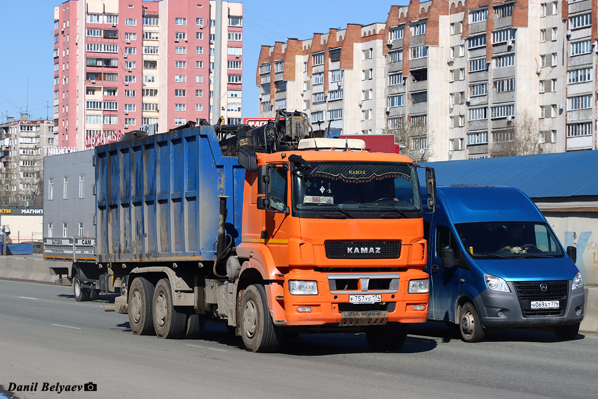 Челябинская область, № К 757 УЕ 174 — КамАЗ-6580-T5(68)