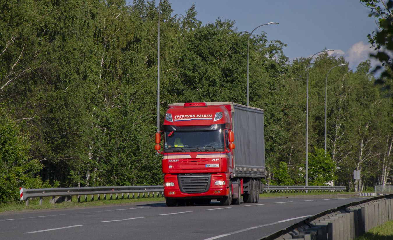 Житомирская область, № АМ 1511 СО — DAF XF105 FT