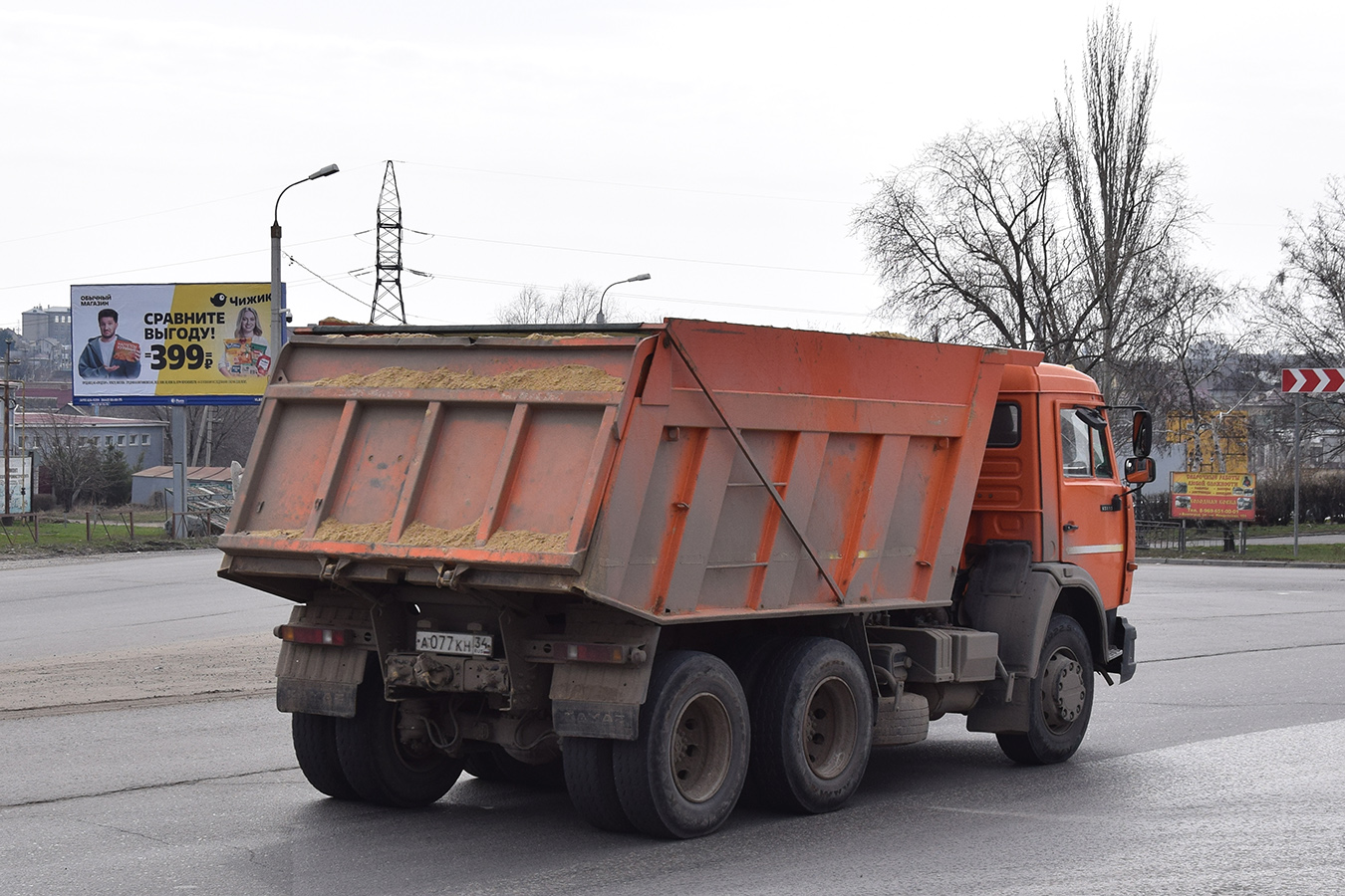 Волгоградская область, № А 077 КН 34 — КамАЗ-65115-62