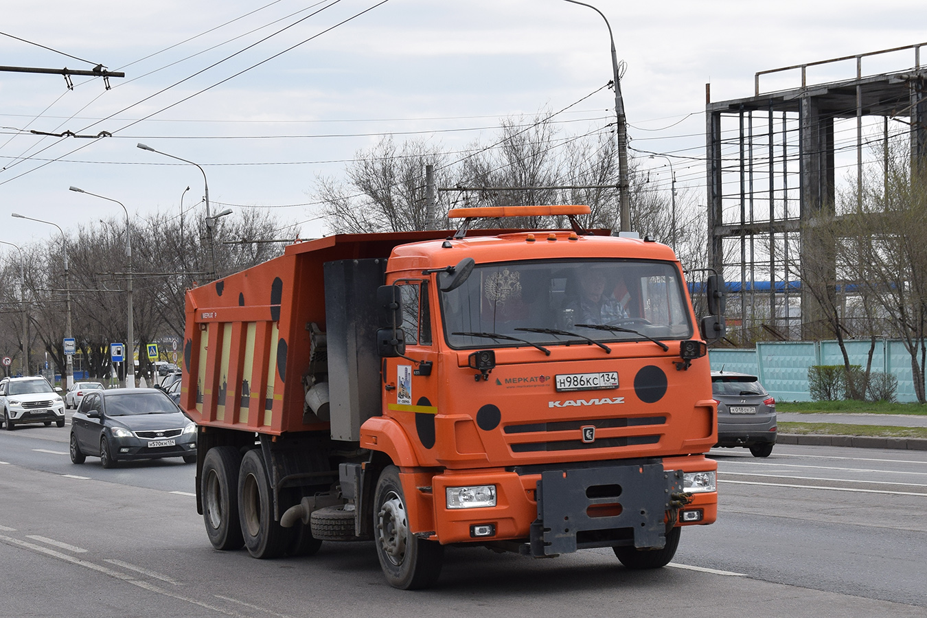 Волгоградская область, № Н 986 КС 134 — КамАЗ-65115-37