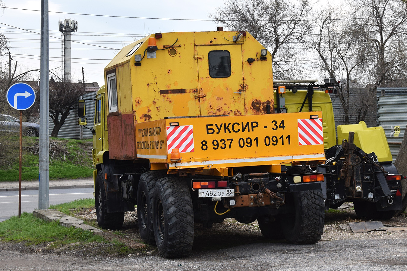 Волгоградская область, № Р 482 ОУ 86 — КамАЗ-43114-15 [43114R]