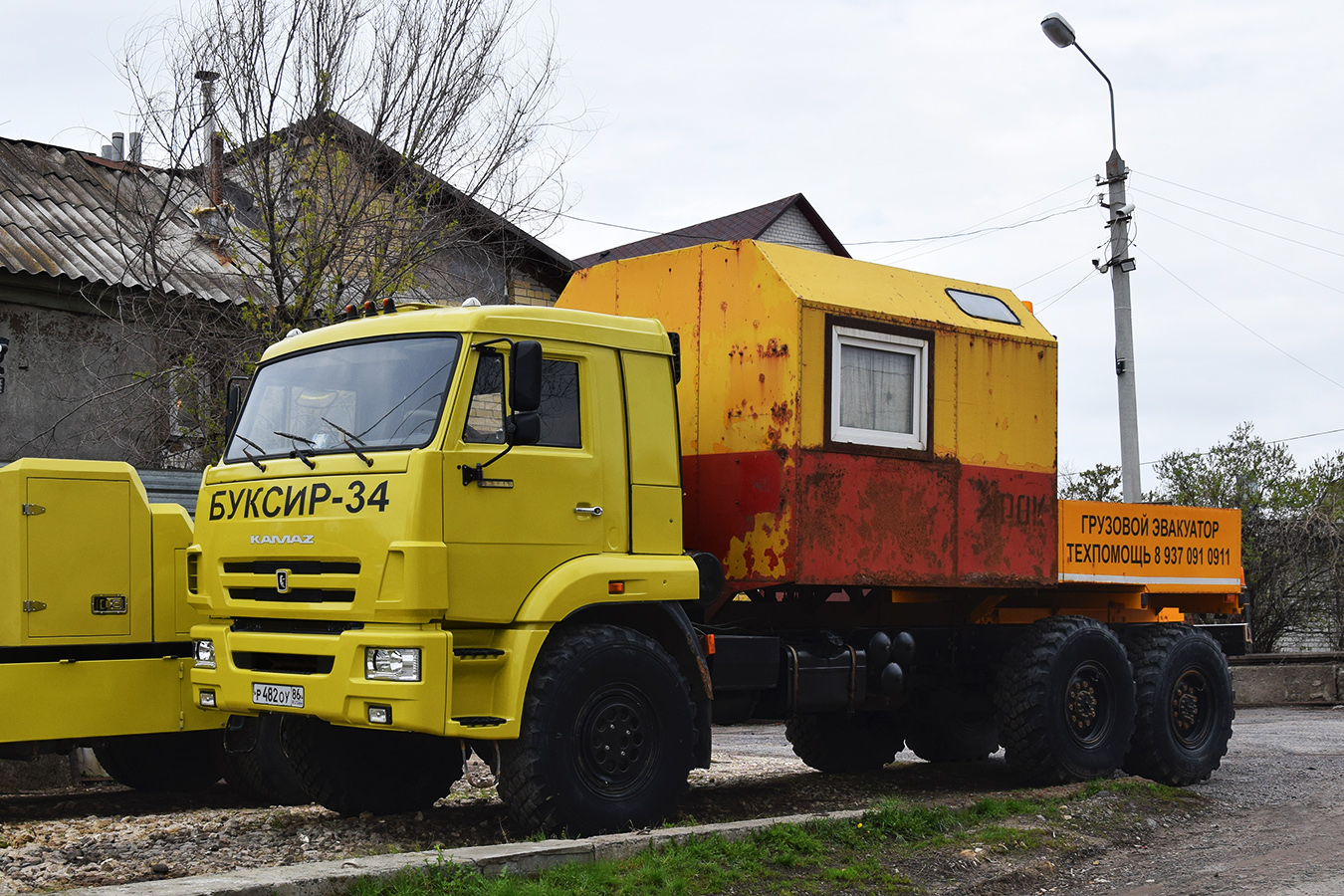 Волгоградская область, № Р 482 ОУ 86 — КамАЗ-43114-15 [43114R]