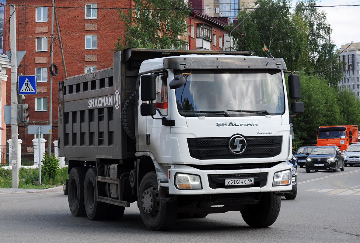 Омская область, № Х 202 НК 55 — Shaanxi Shacman L3000 (общая модель)