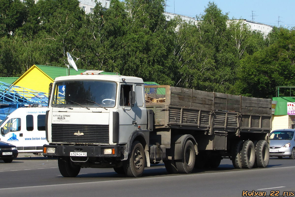 Алтайский край, № Е 524 СК 22 — МАЗ-54329