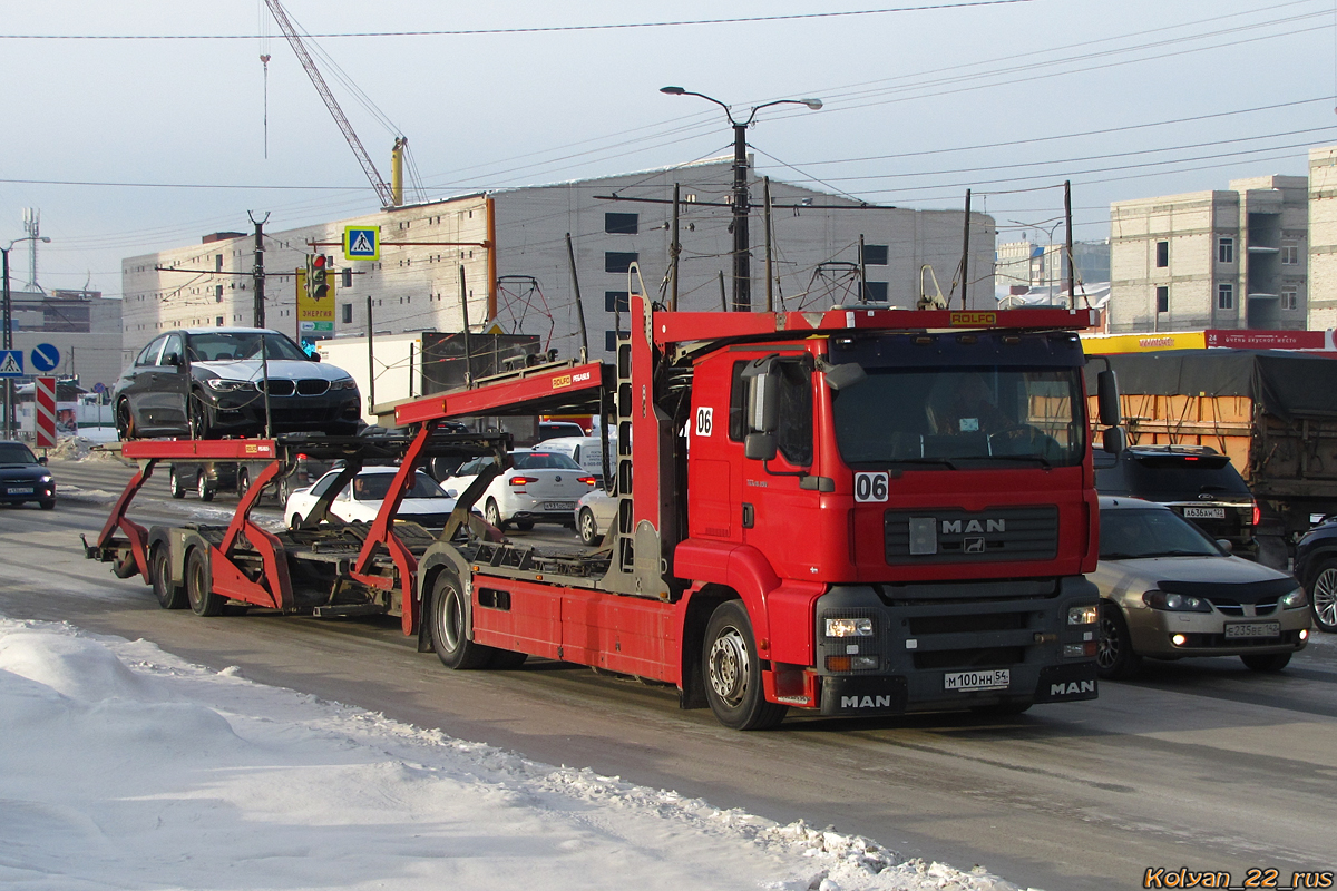 Новосибирская область, № М 100 НН 54 — MAN TGA 18.350