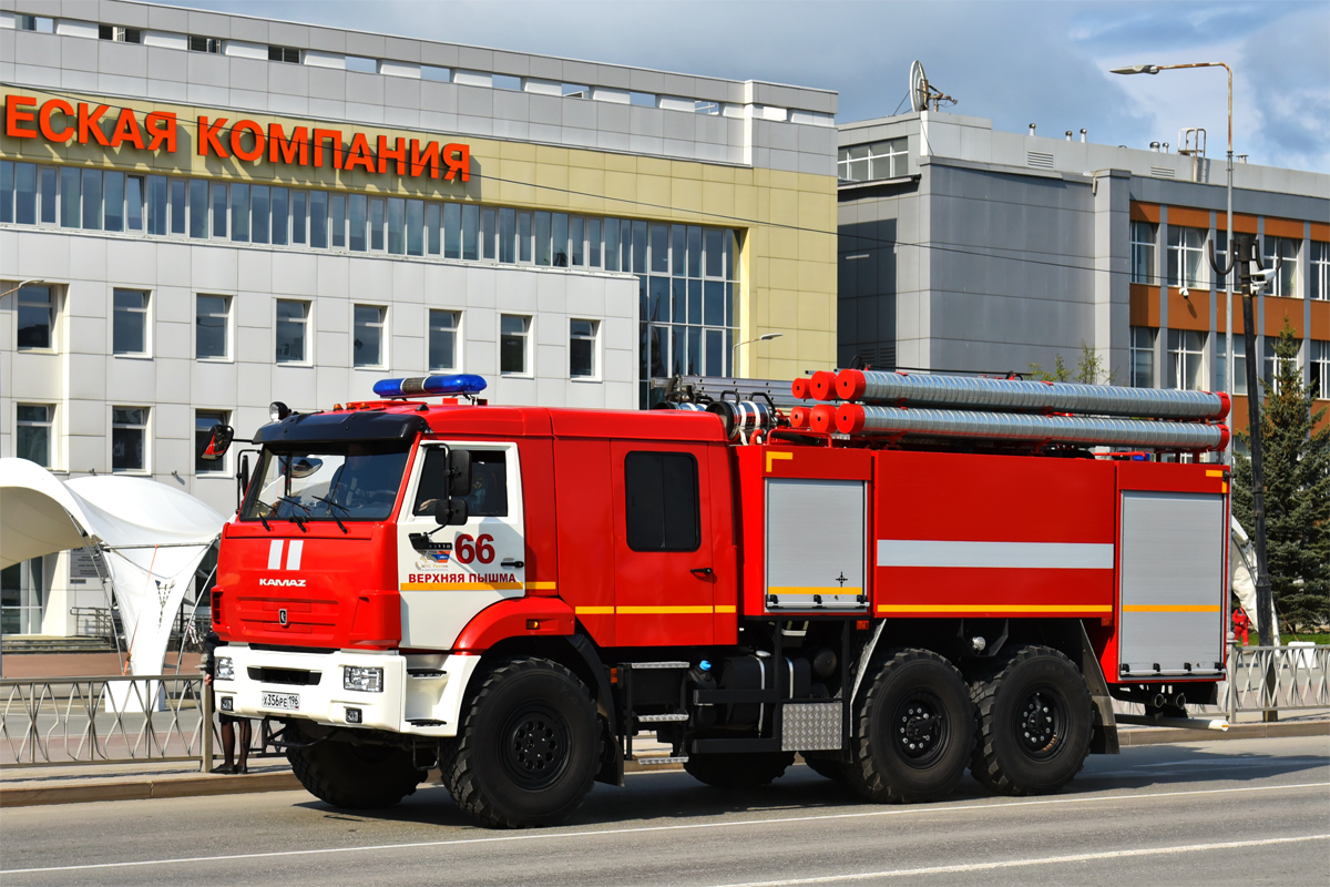 Свердловская область, № Х 356 РЕ 196 — КамАЗ-43118 (общая модель)