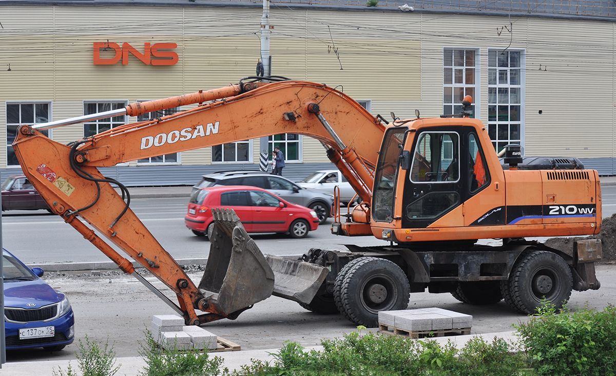 Омская область, № 0978 ОХ 55 — Doosan DX210W
