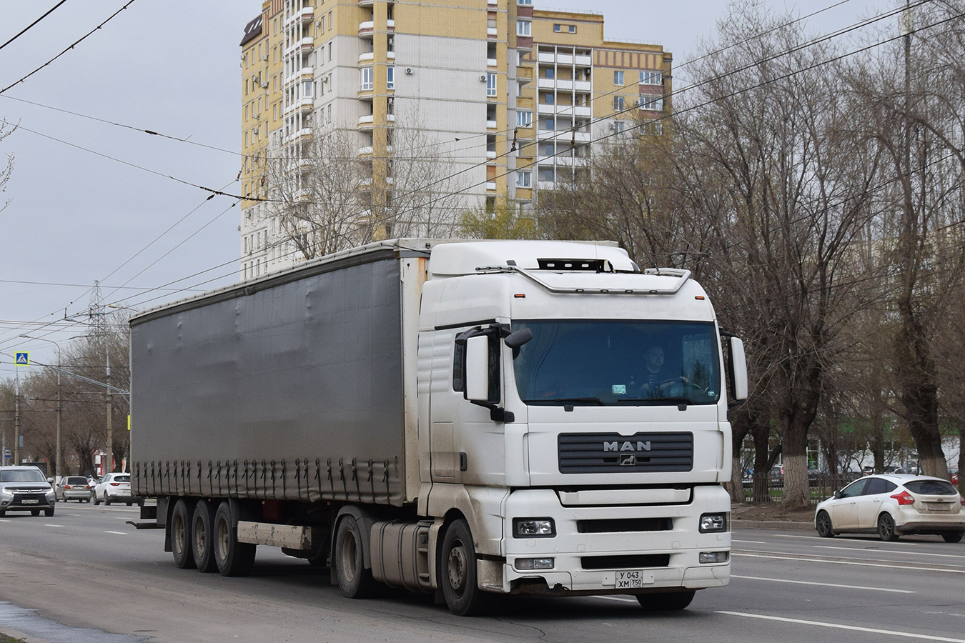 Московская область, № У 043 ХМ 750 — MAN TGA 18.480