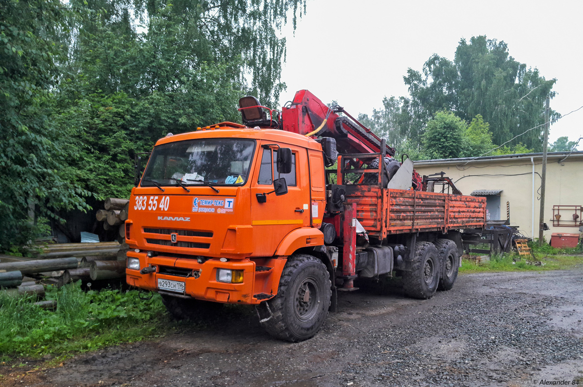 Свердловская область, № В 293 СН 196 — КамАЗ-43118-46