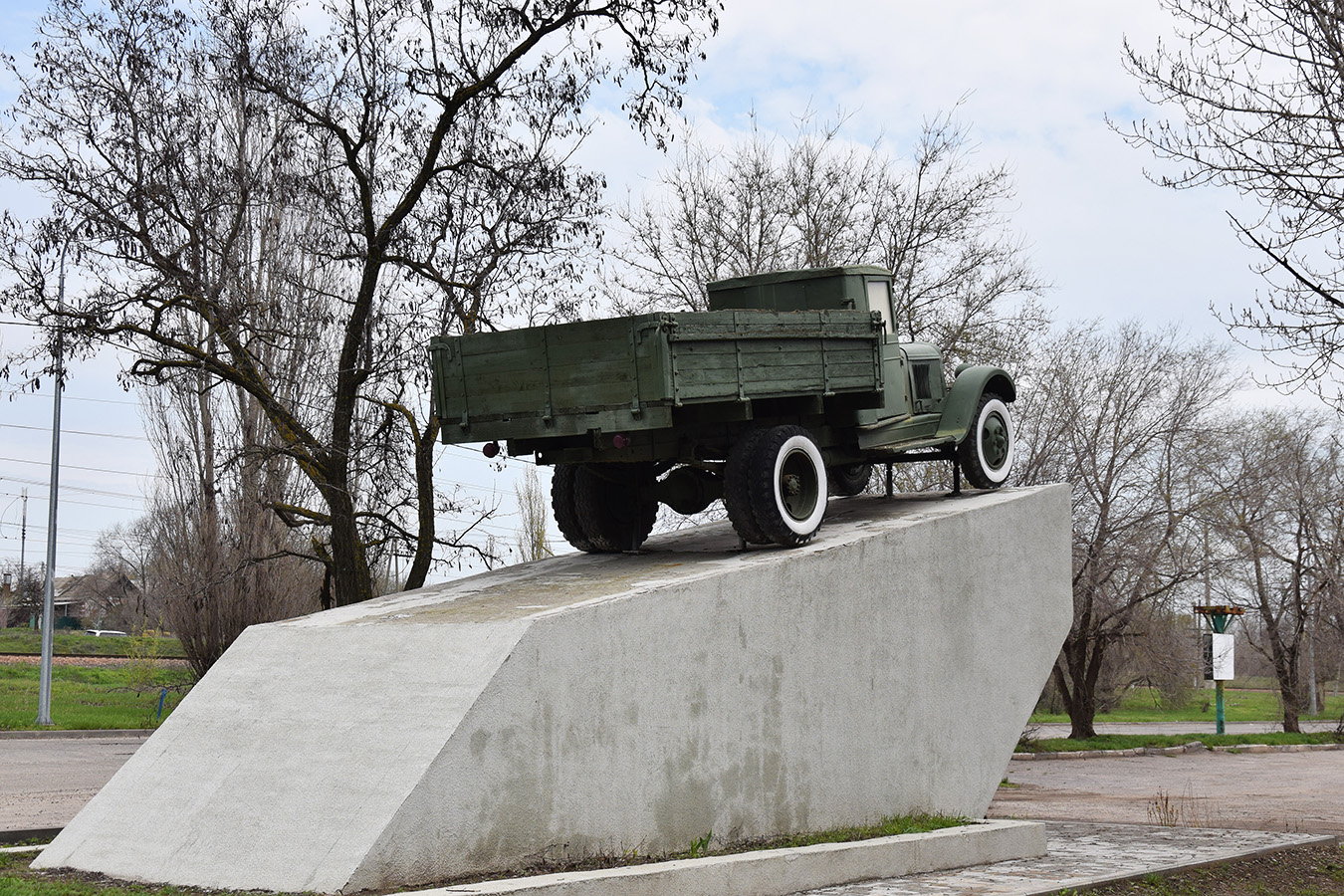 Волгоградская область, № (34) Б/Н 0064 — ЗИС-5; Техника на постаментах, памятники (Волгоградская область); Транспортные средства без номеров (Волгоградская область)