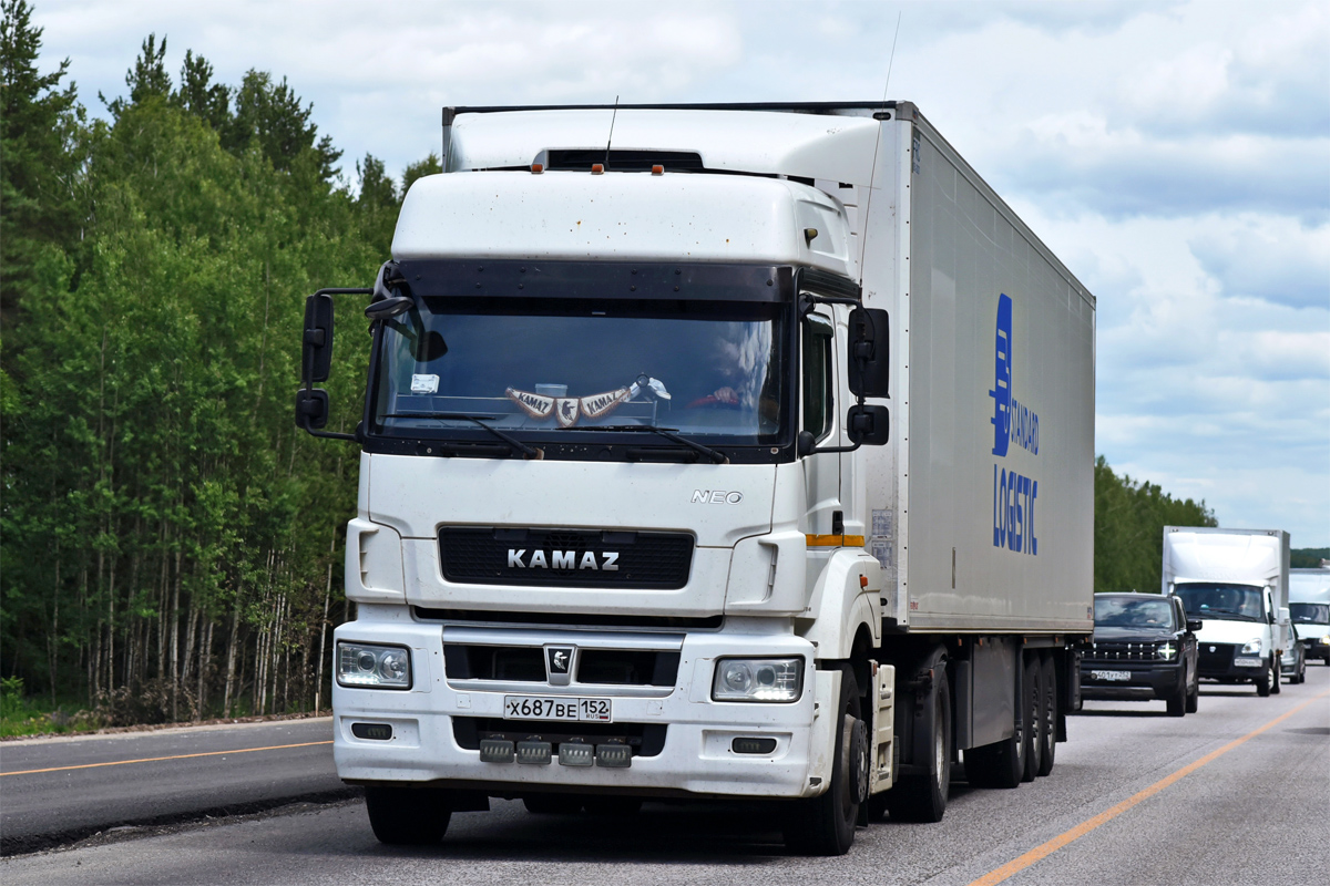 Нижегородская область, № Х 687 ВЕ 152 — КамАЗ-5490-S5(87)