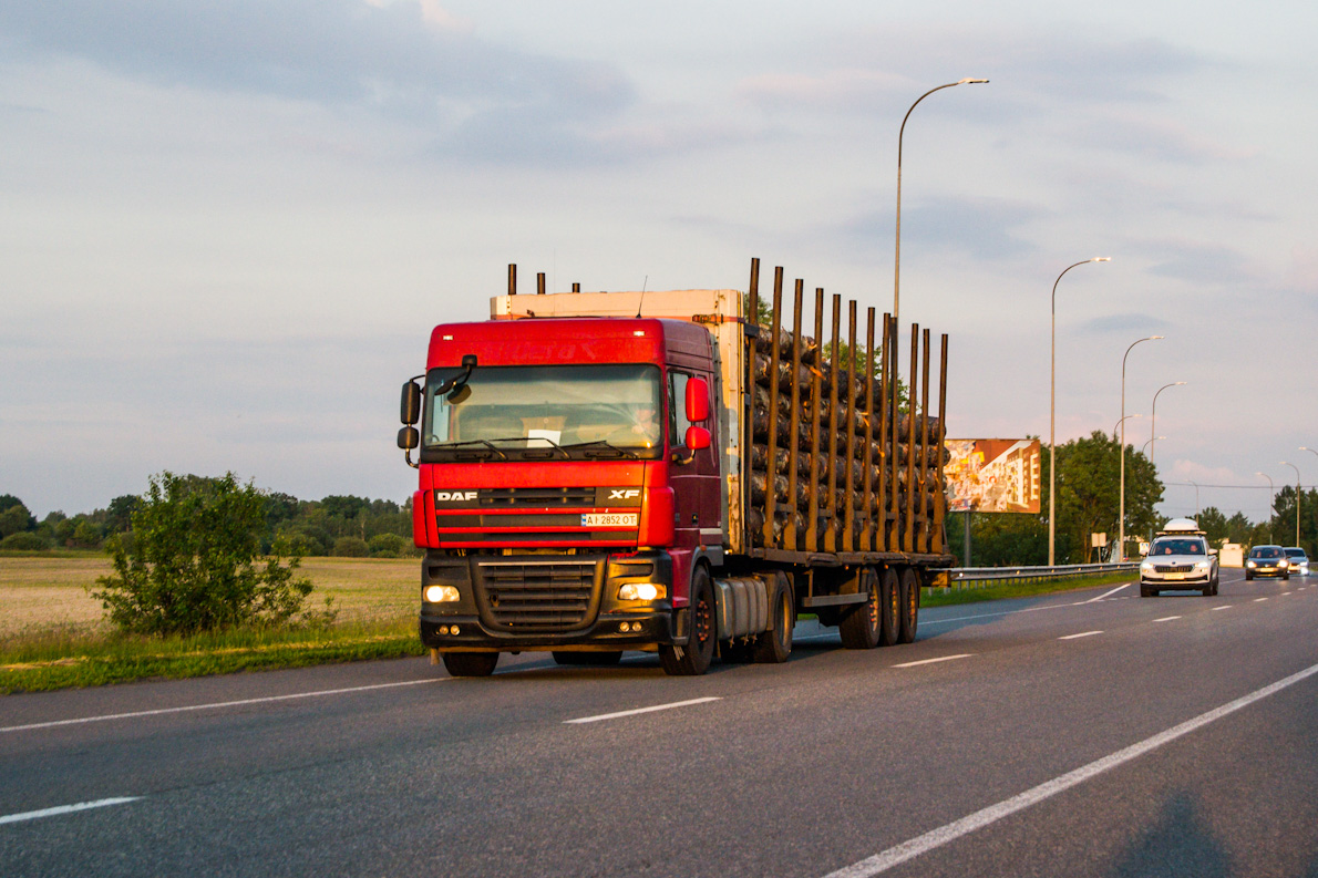 Киевская область, № АІ 2852 ОТ — DAF XF105 FT