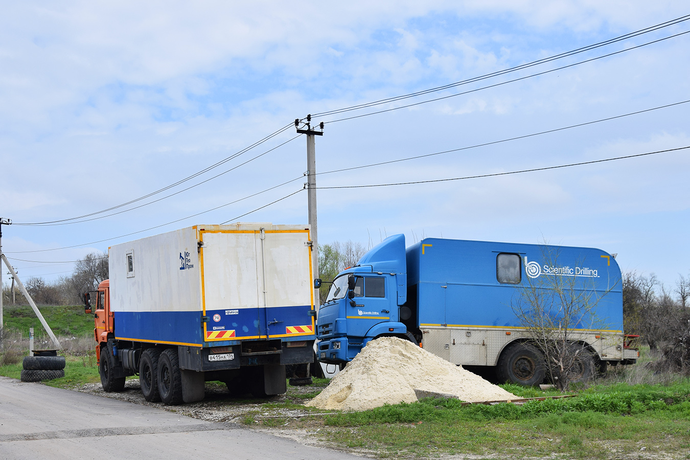 Волгоградская область, № В 415 НА 134 — КамАЗ-43118-46