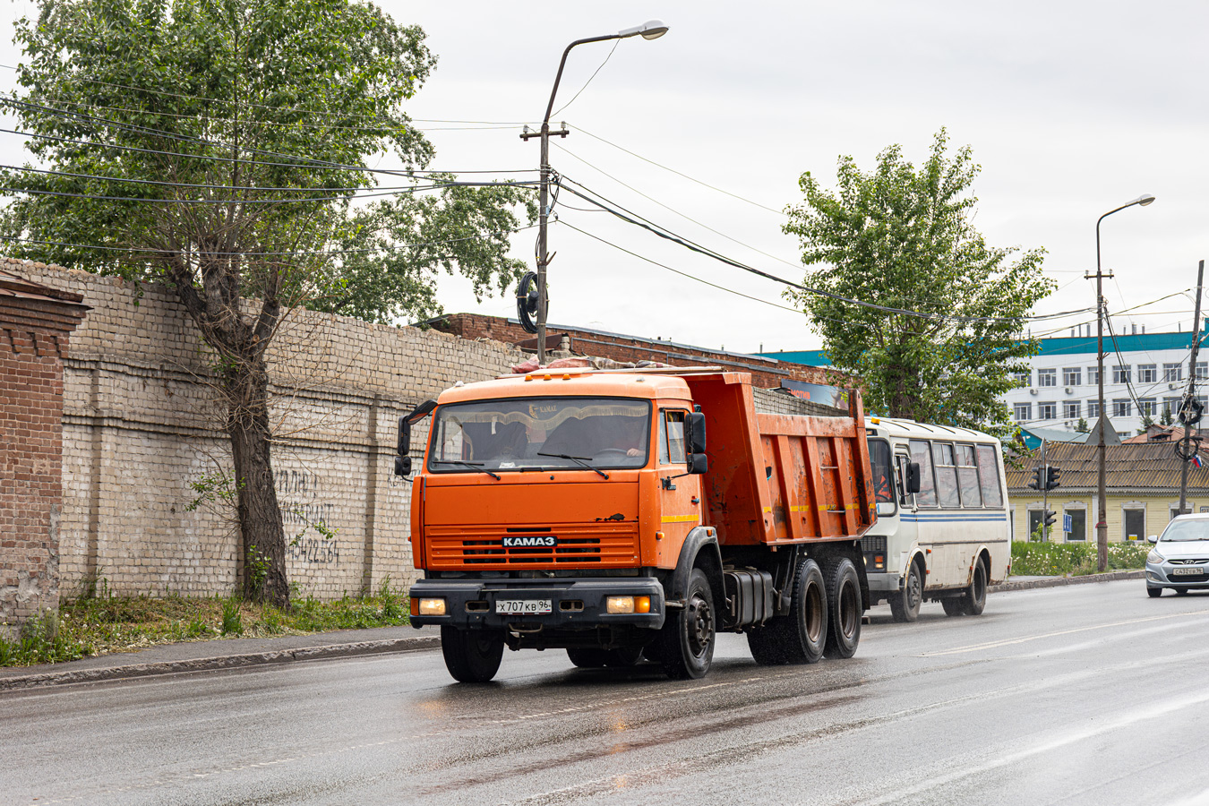 Свердловская область, № Х 707 КВ 96 — КамАЗ-65115-62