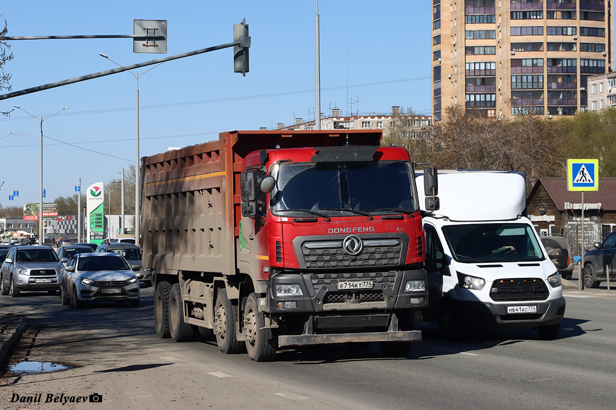 Челябинская область, № Е 714 КТ 774 — Dongfeng KC (общая модель)