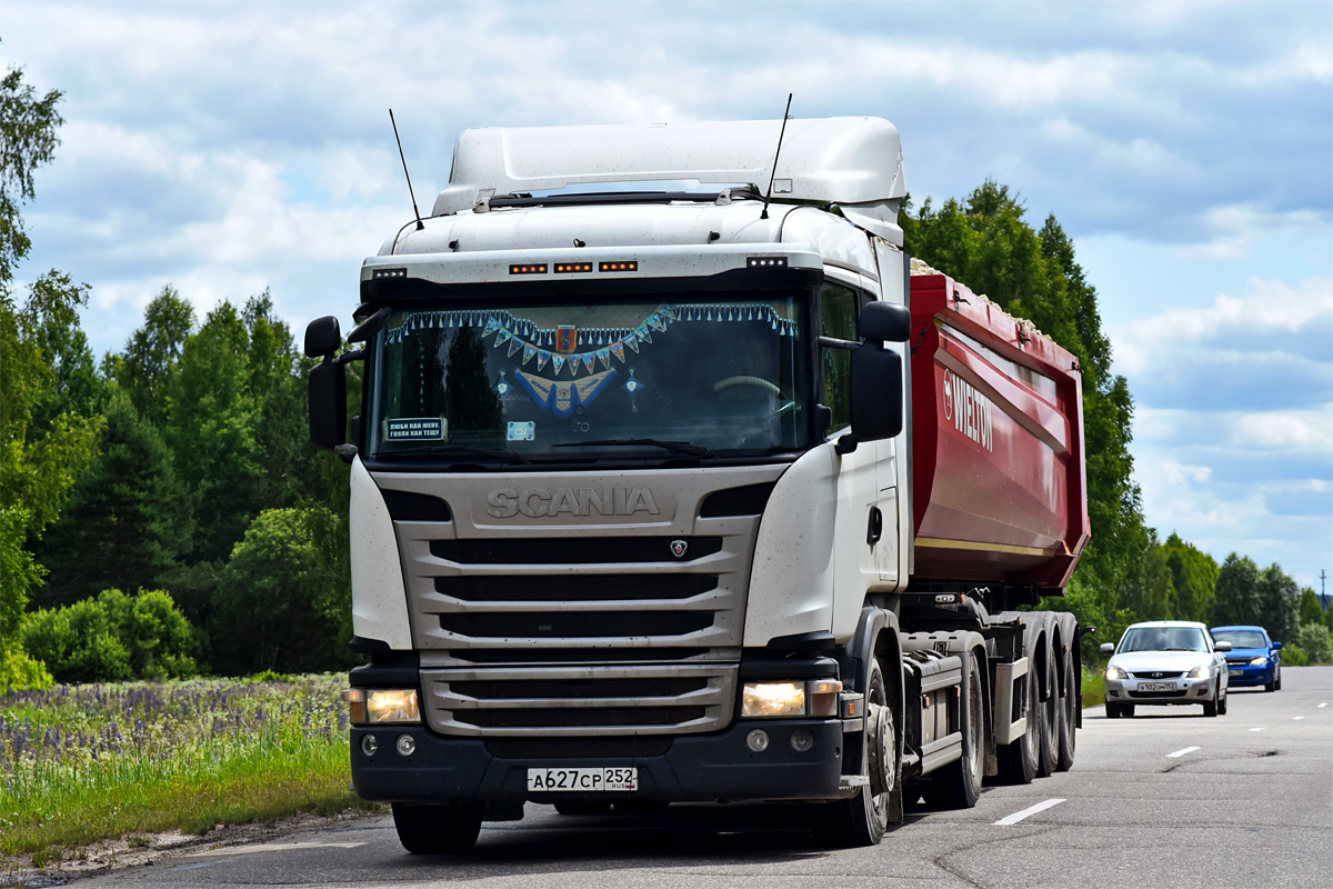 Нижегородская область, № А 627 СР 252 — Scania ('2013) G400