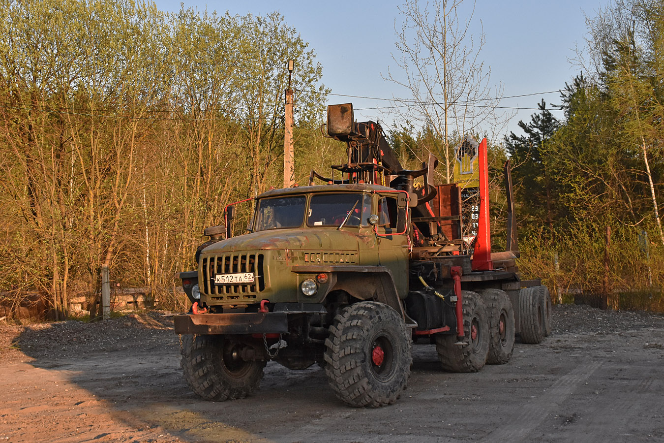 Рязанская область, № К 512 ТА 62 — Урал-4320 / 5557 (общая модель)