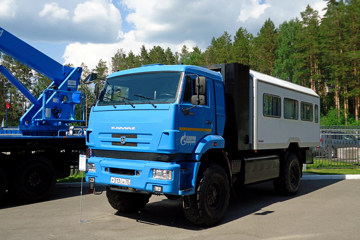 Томская область, № Р 313 СН 70 — КамАЗ-43502 (общая модель)