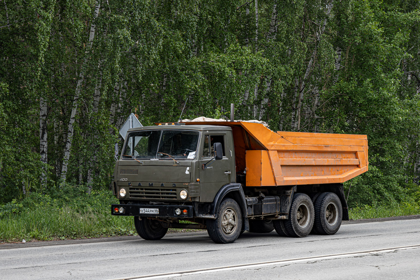 Свердловская область, № Х 544 РМ 66 — КамАЗ-5511