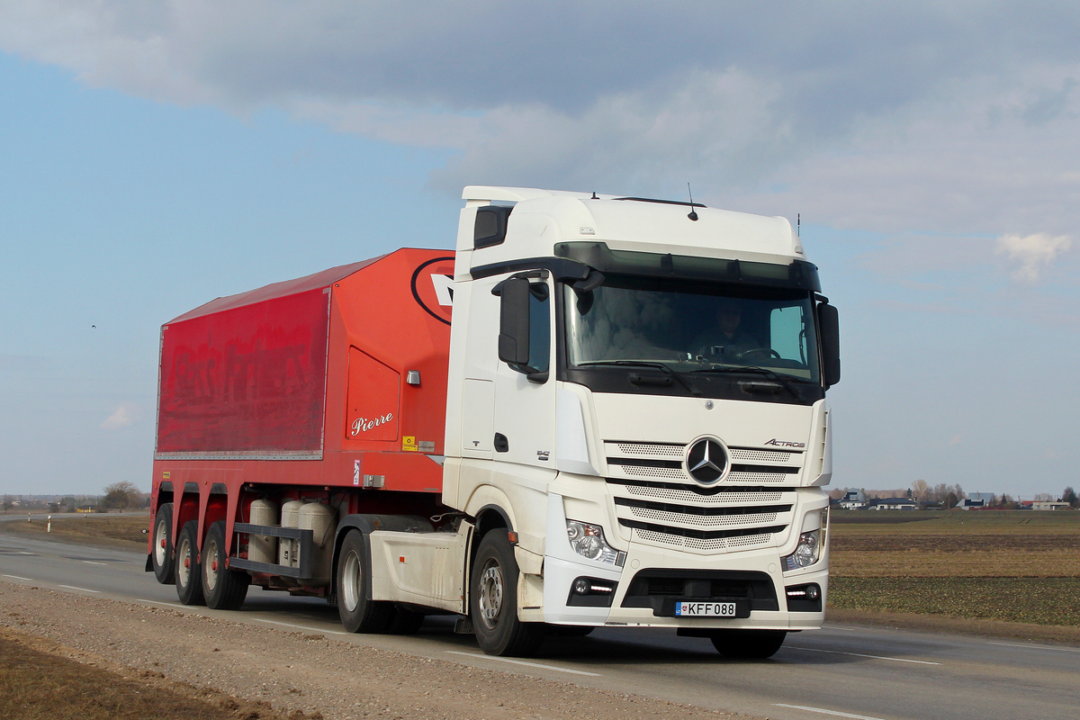 Литва, № KFF 088 — Mercedes-Benz Actros ('2011) 1842