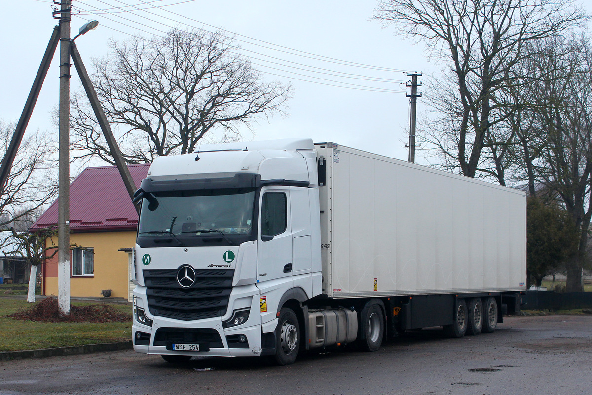 Литва, № MSR 254 — Mercedes-Benz Actros ('2018) 1845