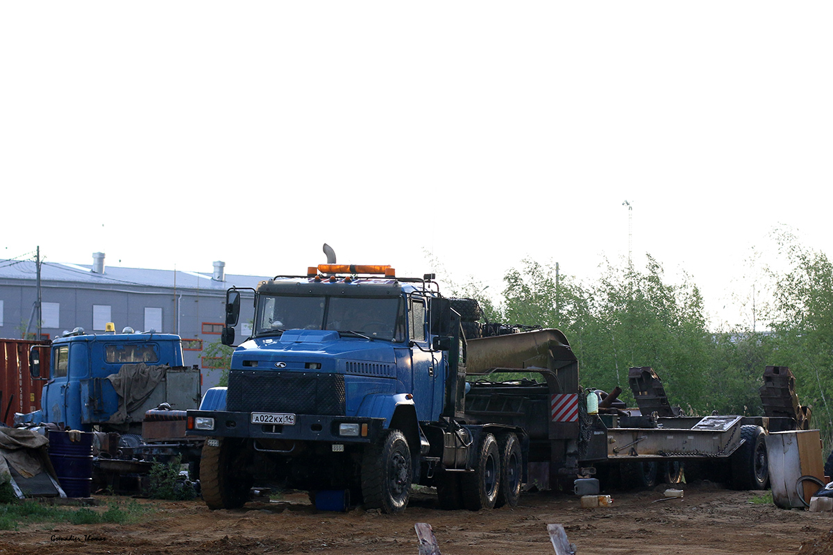 Саха (Якутия), № А 022 КХ 14 — КрАЗ-6443